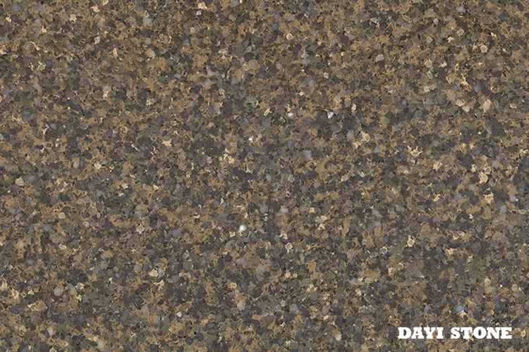 Mixed Brown Color Quartz 2035 - Dayi Stone